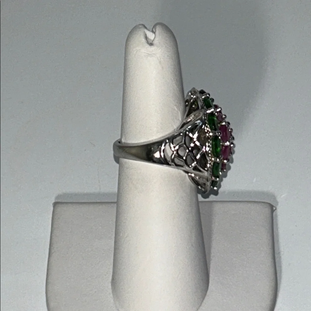 NWOT 925 India Sterling Silver Genuine Gemstone Ring